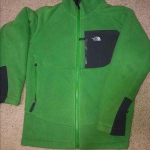 the north face green pullover